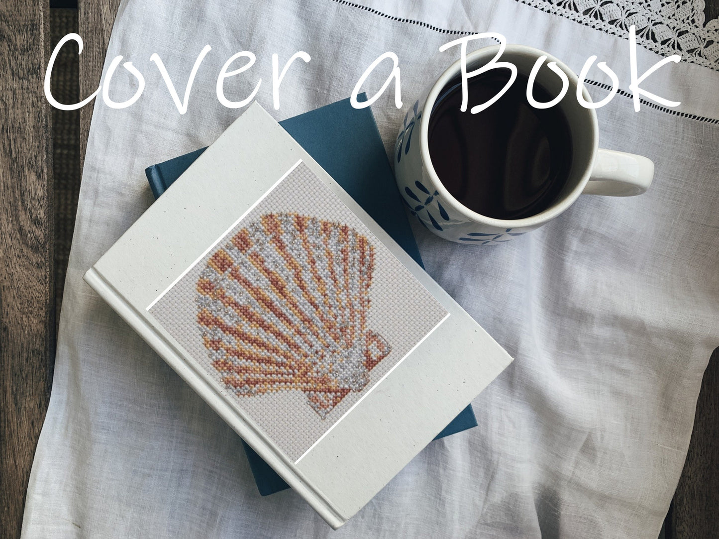 Nautilus Cross Stitch Pattern PDF, X Stitch pattern Instant Download, Shell embroidery tutorial, Embellished x-stitch sampler PDF