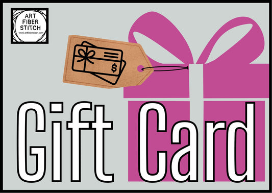 Art Fiber Stitch Gift Cards