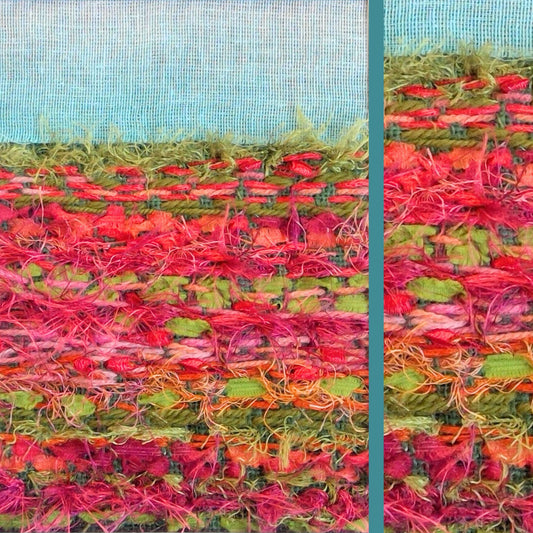 Field of Flowers Fabric Art Kit, Beginners Embroidery, easy sewing project, Kids craft, Childrens sewing, Creative Mindful Stitch Therapy