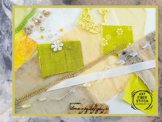 Yellow Inspiration fabric scrap pack